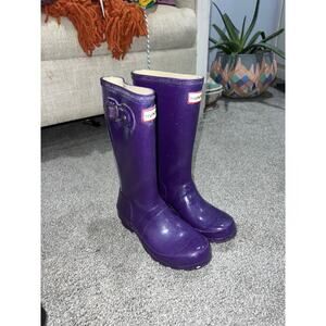 Youth size 3 purple‎ Hunter rain boots